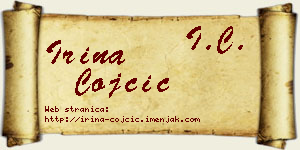 Irina Čojčić vizit kartica